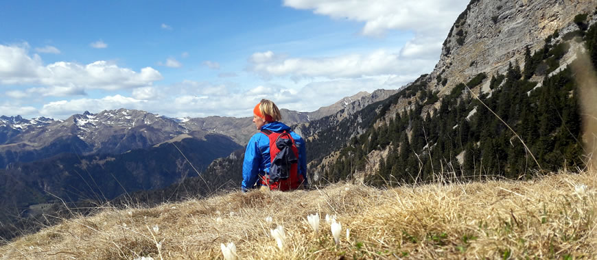 Sara Grytting in Valle Brembana