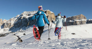 Con le ciaspole in Val di Fassa