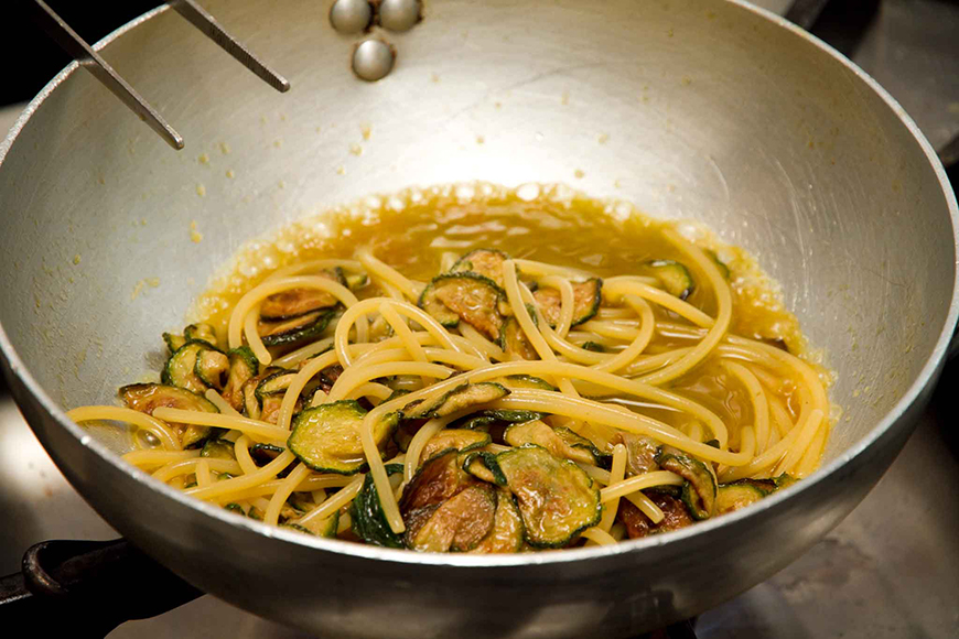 Spaghetti alla nerano